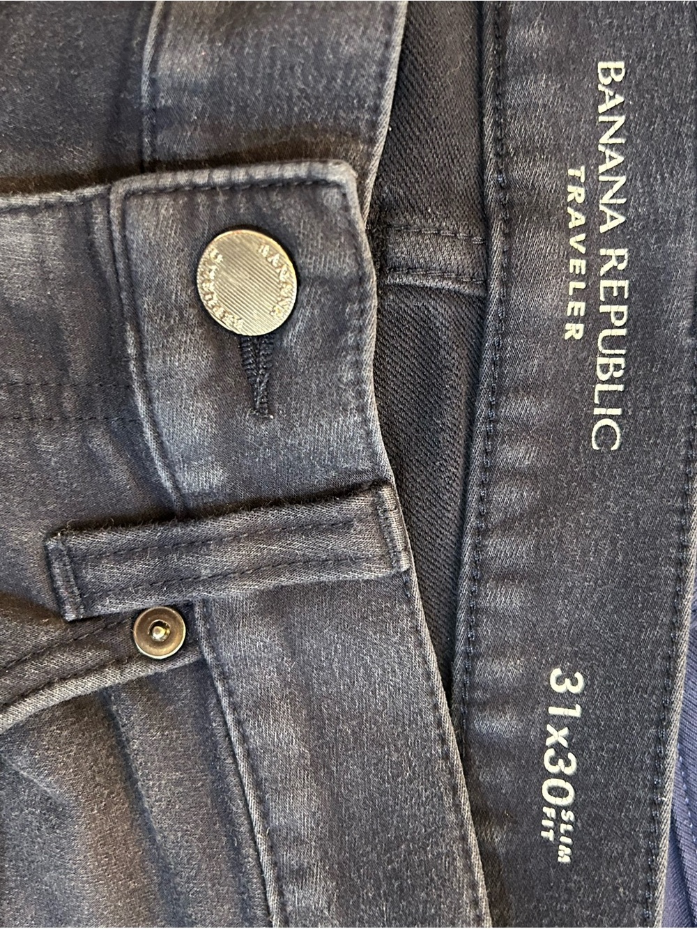 Banana Republic Men's Slim Straight Jeans in Blue